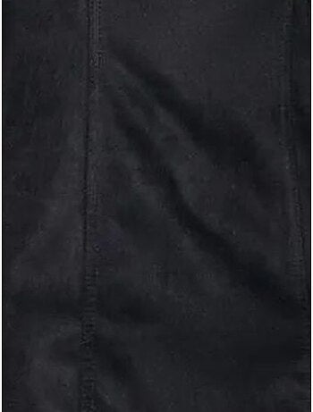 Robe mini sans manches en similicuir dilvin