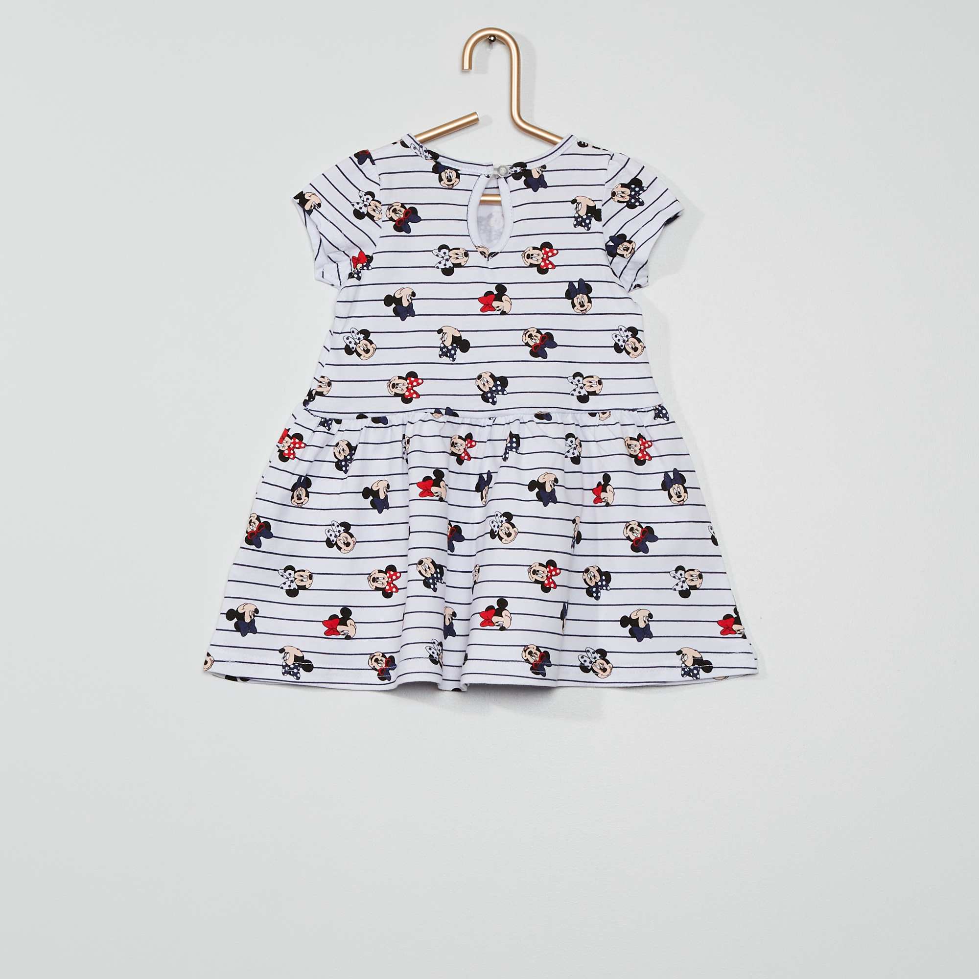 Robe Minnie bébé fille - blanc - Kiabi - 13,00€