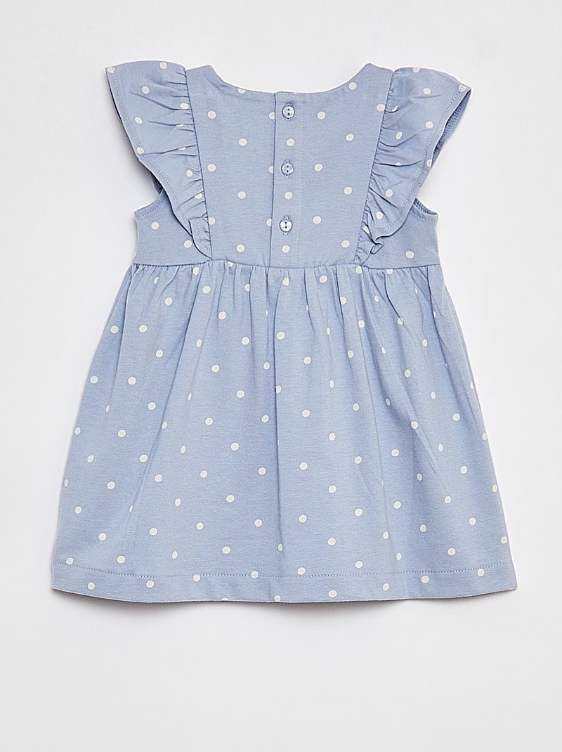 Robe 'Minnie' sans manches avec volants BLEU - Kiabi