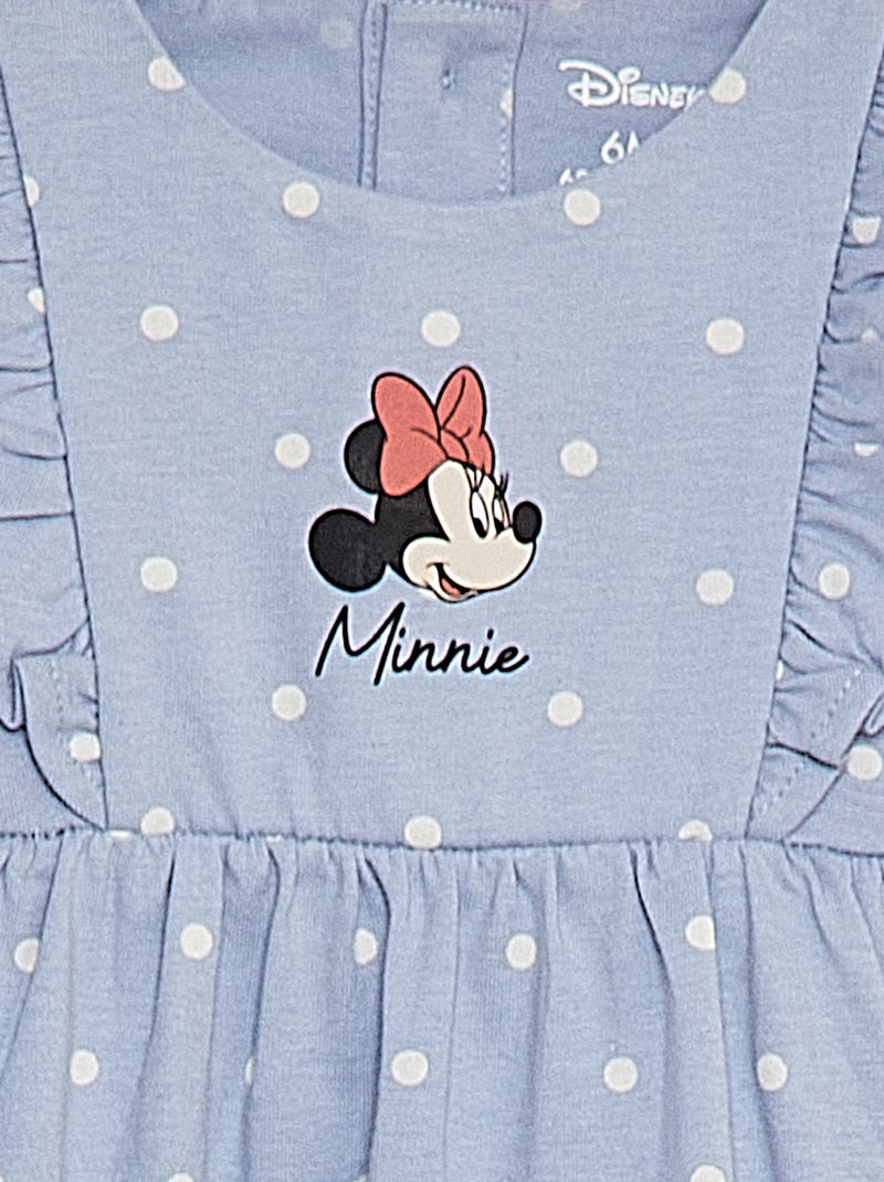 Robe 'Minnie' sans manches avec volants BLEU - Kiabi