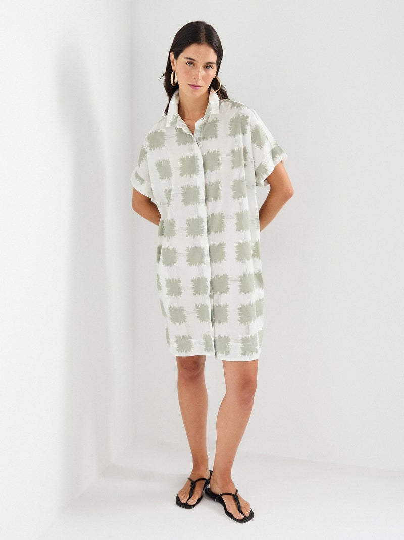 Robe MO Fashion Vert - Kiabi