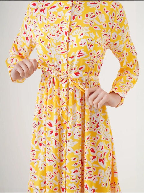 Robe modeste à col mandarin bdart - Kiabi