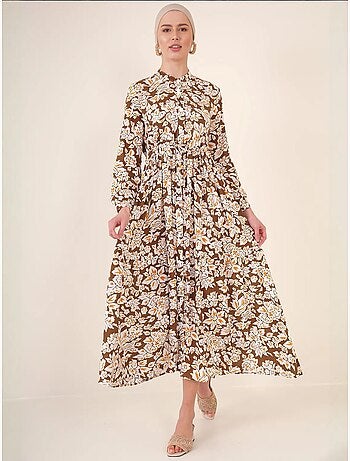 Robe modeste à col mandarin bdart