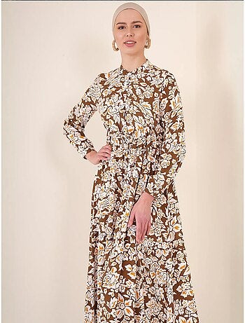 Robe modeste à col mandarin bdart