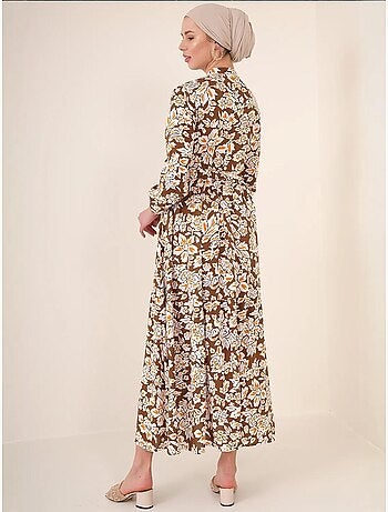 Robe modeste à col mandarin bdart
