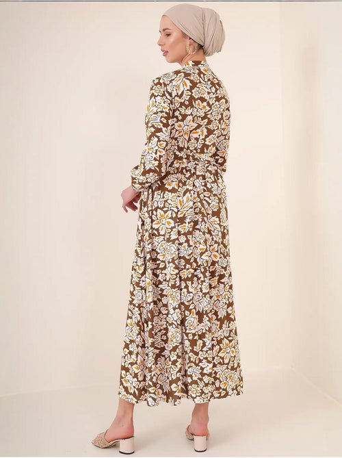 Robe modeste à col mandarin bdart - Kiabi