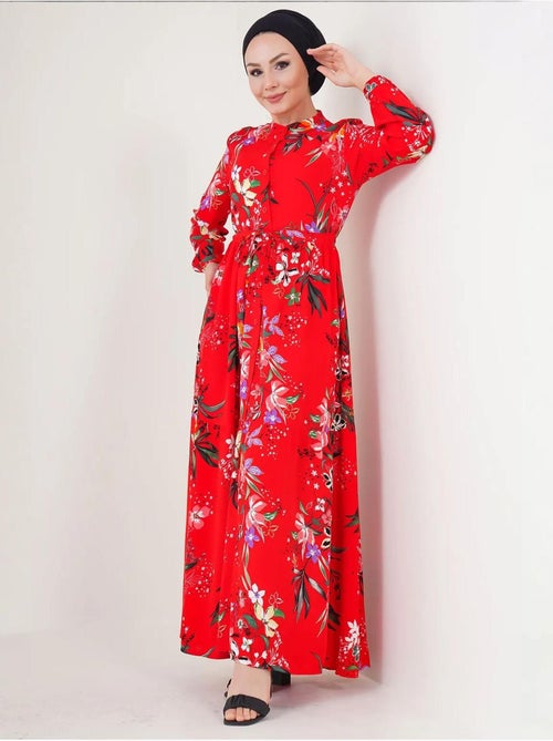 Robe modeste à col mandarin bdart - Kiabi