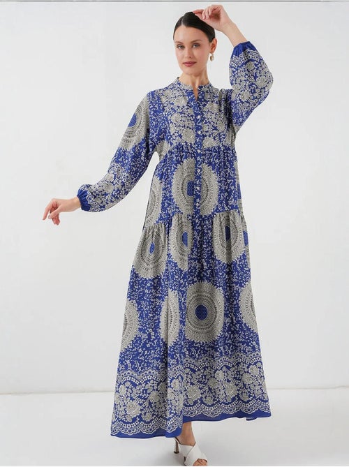Robe modeste à motifs authentiques bdart - Kiabi Robe modeste à motifs authentiques bdart - Kiabi