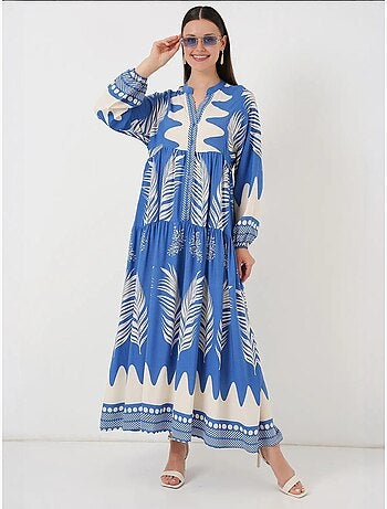 Robe modeste à motifs authentiques bdart