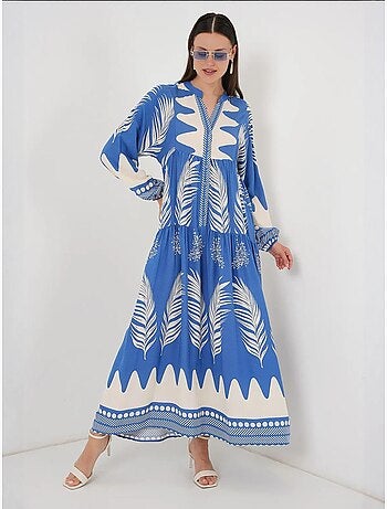Robe modeste à motifs authentiques bdart