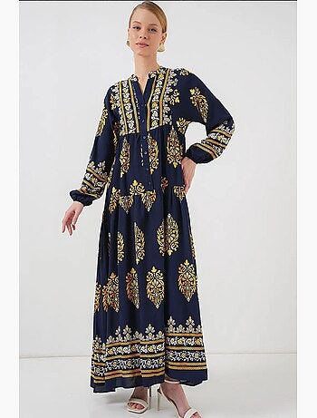 Robe modeste à motifs authentiques bdart