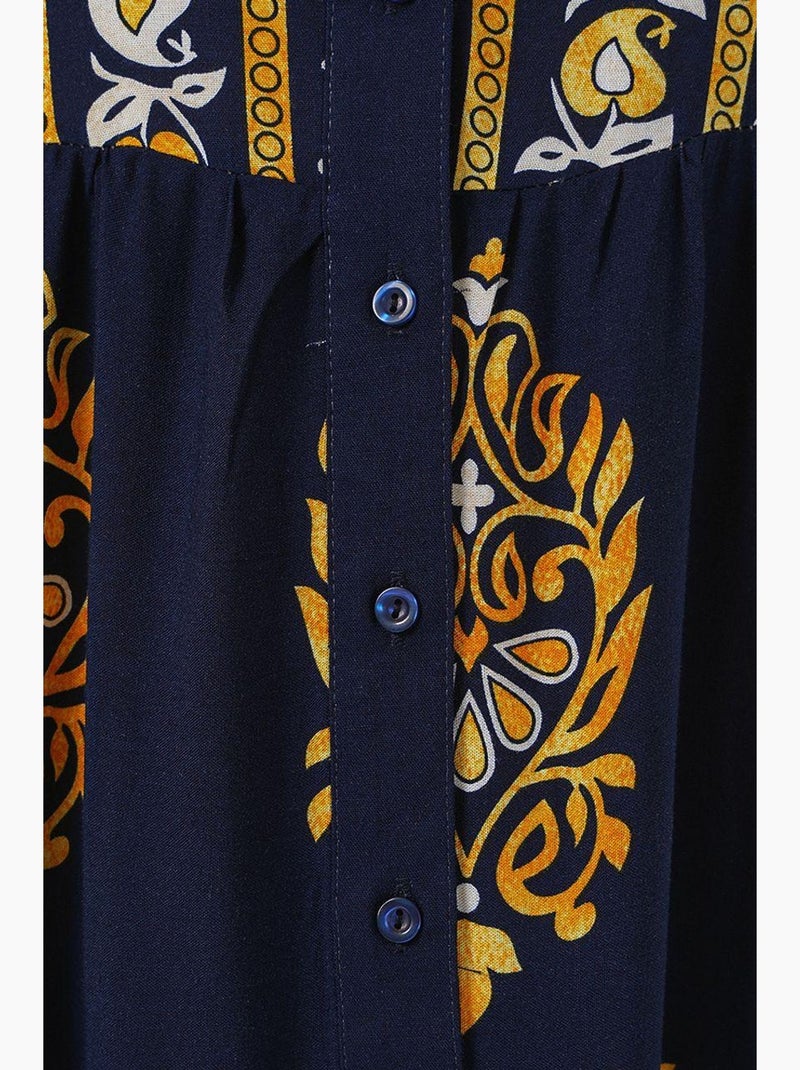 Robe modeste à motifs authentiques bdart Bleu lagon - Kiabi
