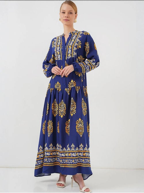 Robe modeste à motifs authentiques bdart - Kiabi Robe modeste à motifs authentiques bdart - Kiabi