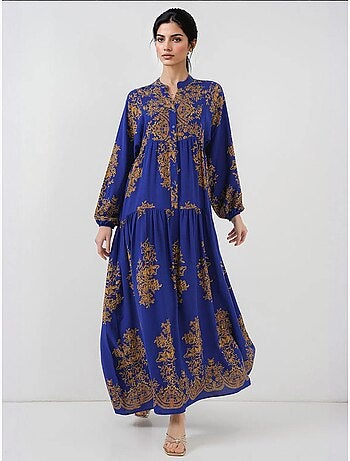 Robe modeste à motifs authentiques bdart
