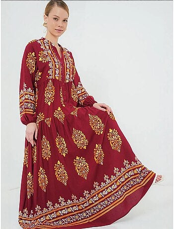 Robe modeste à motifs authentiques bdart