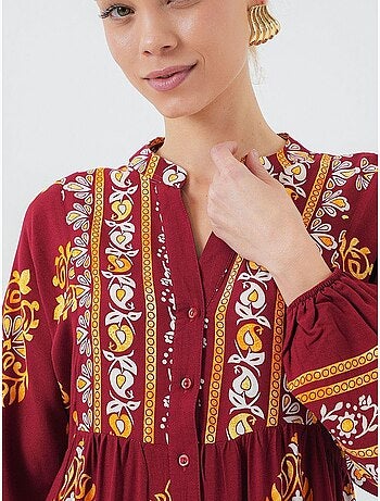 Robe modeste à motifs authentiques bdart