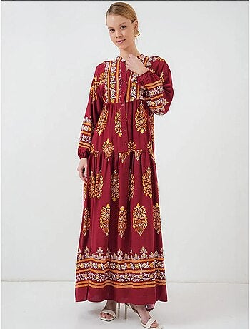Robe modeste à motifs authentiques bdart
