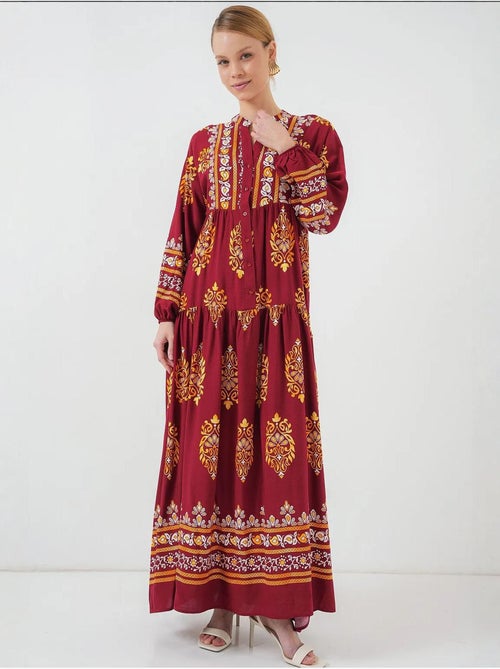 Robe modeste à motifs authentiques bdart - Kiabi Robe modeste à motifs authentiques bdart - Kiabi