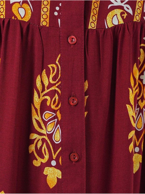 Robe modeste à motifs authentiques bdart - Kiabi Robe modeste à motifs authentiques bdart - Kiabi
