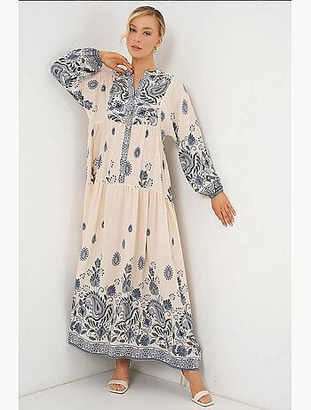 Robe modeste à motifs authentiques bdart