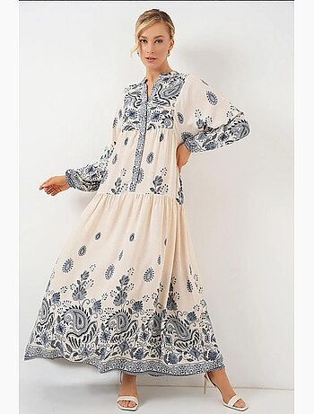 Robe modeste à motifs authentiques bdart