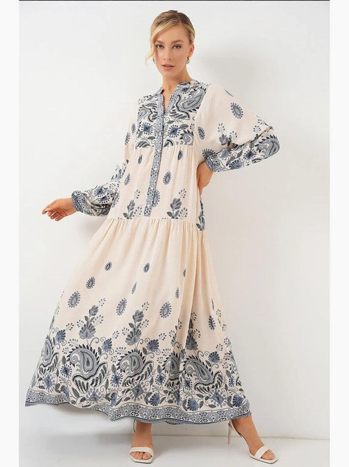 Robe modeste à motifs authentiques bdart - Kiabi Robe modeste à motifs authentiques bdart - Kiabi