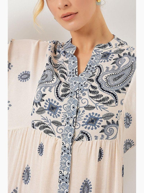 Robe modeste à motifs authentiques bdart - Kiabi Robe modeste à motifs authentiques bdart - Kiabi