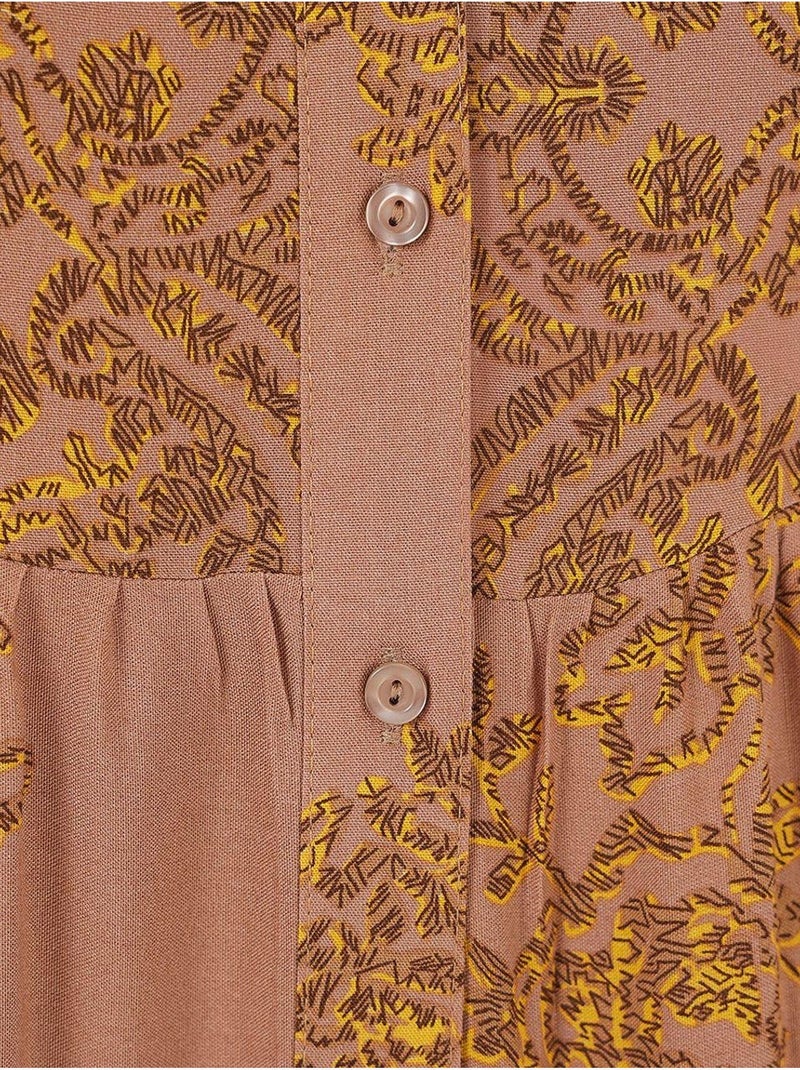 Robe modeste à motifs authentiques bdart Grège - Kiabi