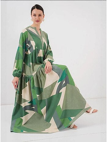 Robe modeste à motifs authentiques bdart
