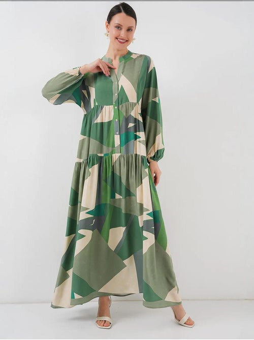 Robe modeste à motifs authentiques bdart - Kiabi Robe modeste à motifs authentiques bdart - Kiabi