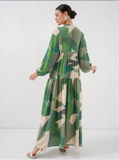 Robe modeste à motifs authentiques bdart - Kiabi Robe modeste à motifs authentiques bdart - Kiabi