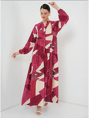 Robe modeste à motifs authentiques bdart