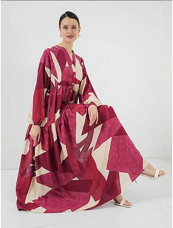 Robe modeste à motifs authentiques bdart