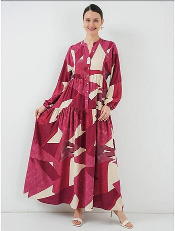 Robe modeste à motifs authentiques bdart