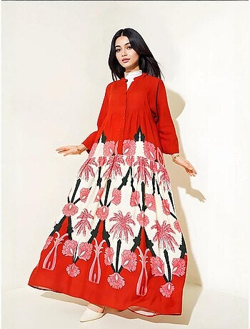 Robe modeste à motifs authentiques bdart
