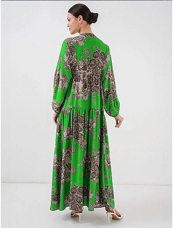 Robe modeste à motifs authentiques bdart