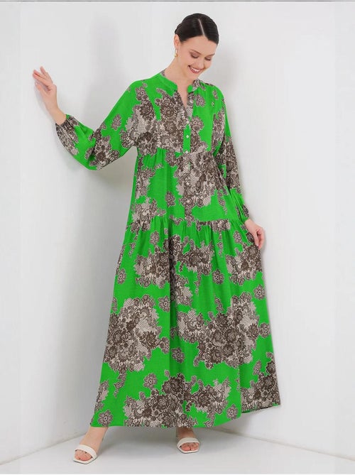 Robe modeste à motifs authentiques bdart - Kiabi Robe modeste à motifs authentiques bdart - Kiabi