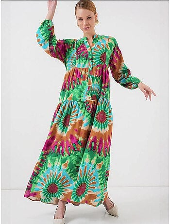Robe modeste à motifs authentiques bdart