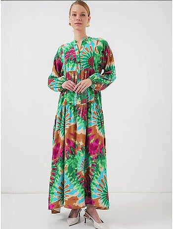 Robe modeste à motifs authentiques bdart