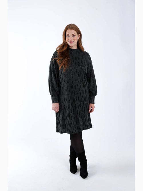 Robe motif jacquard léopard PAPRIKA - Kiabi