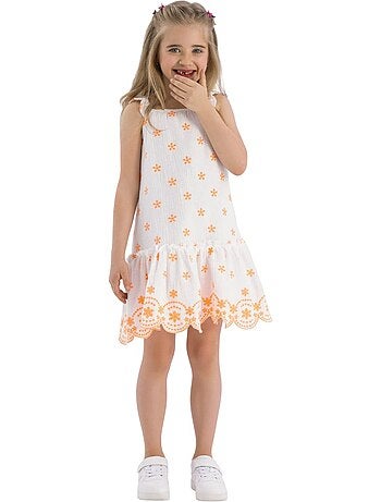 Robe motif/style brodé - minoti