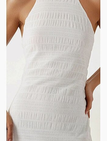 Robe moulante longue avec col licou hiccup