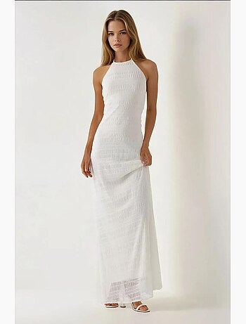 Robe moulante longue avec col licou hiccup