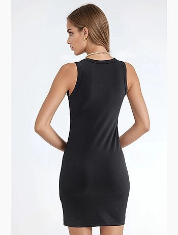 Robe moulante mini à col rond hiccup