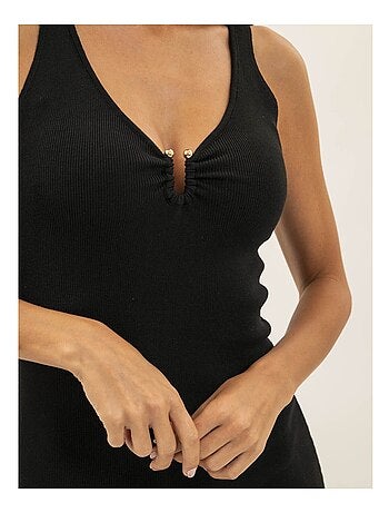 Robe moulante unie IKENIA