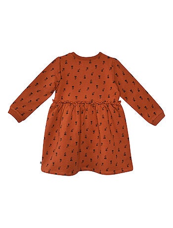 ROBE MYRTILLE MOLLETON MANCHES LONGUES ENFANT