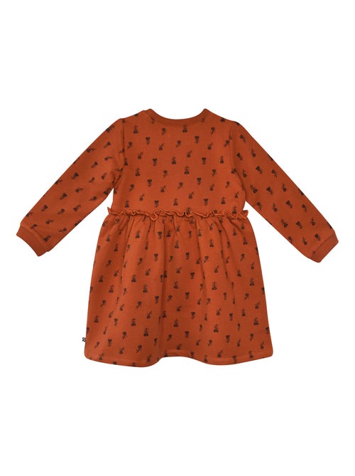 ROBE MYRTILLE MOLLETON MANCHES LONGUES ENFANT - Kiabi