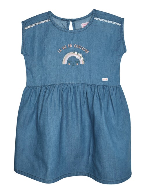 ROBE NATHALIA JEAN SANS MANCHES ENFANT - Kiabi