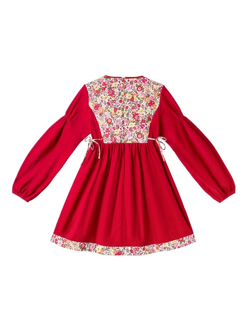 Robe Noël Liberty   en Velours  MARGOT - La Faute à Voltaire - Kiabi