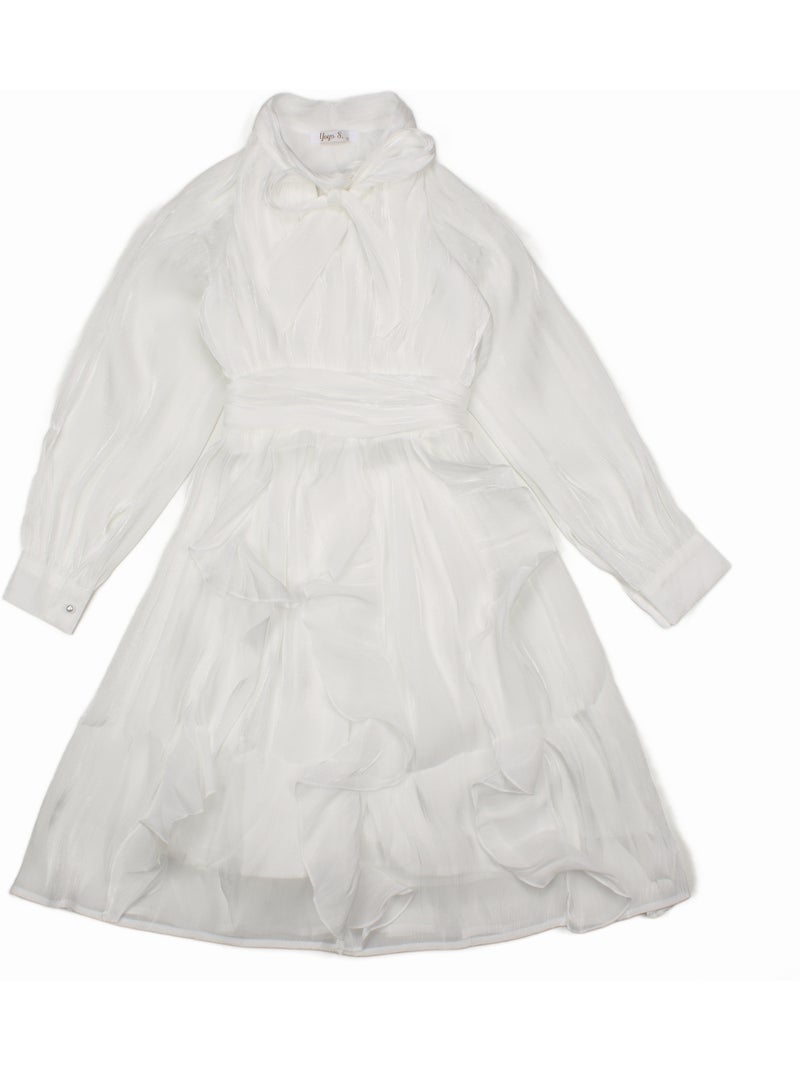 Robe ? noeuds - Kids Star Blanc - Kiabi